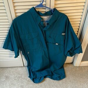2XL Columbia PFG short sleeve button down